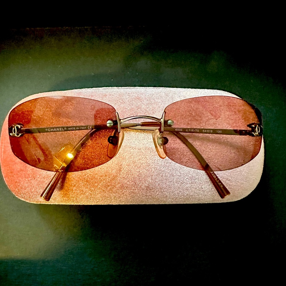 Vintage brown Chanel sunglasses